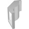 Ekena Millwork 3 1/2-in. W x 6-in. D x 10-in. H Funston Architectural Grade PVC Knee Brace BRCP035X06X10FST - alternate 3
